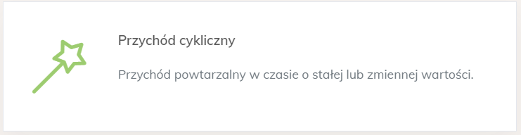 kreatory przychodów cyklicznych