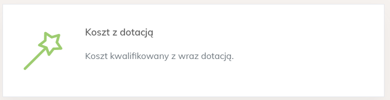 koszt z dotacja