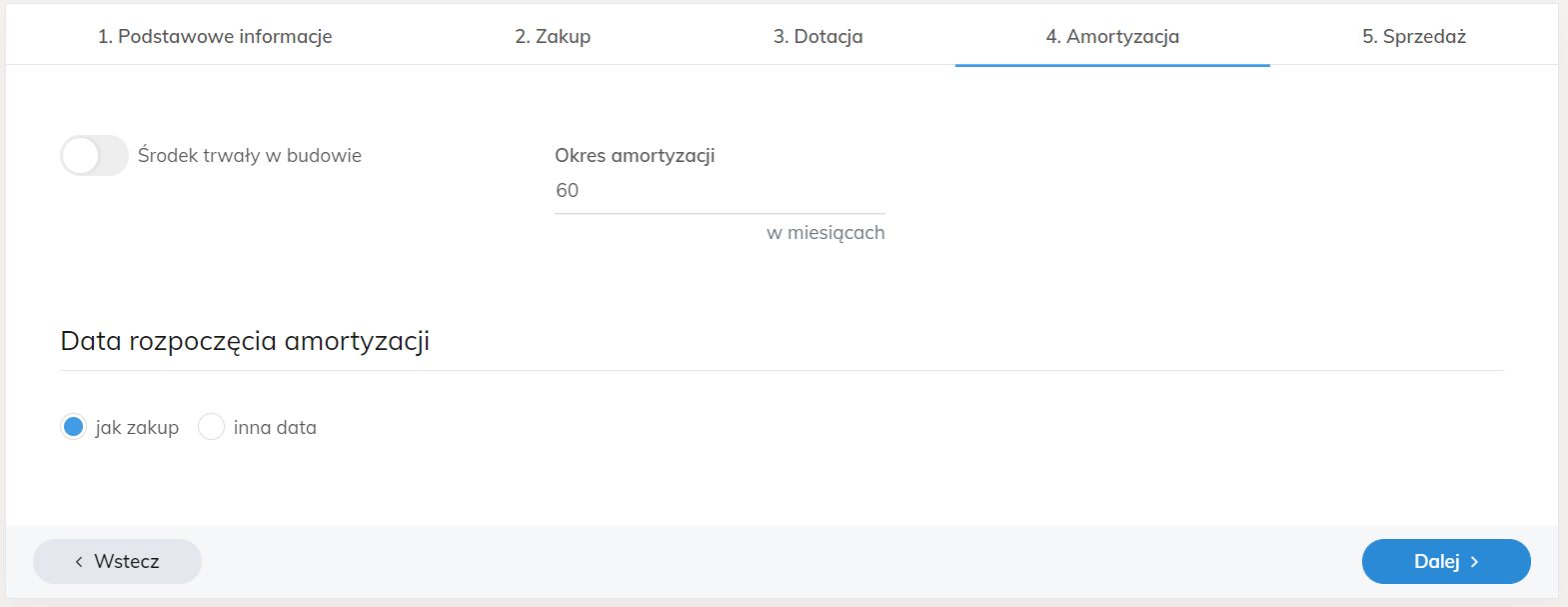 majątek krok 4