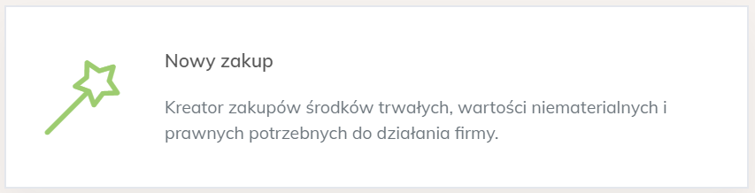 nowy zakup
